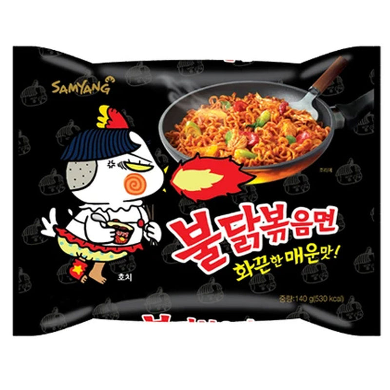 Samyang Hot Chicken Ramen Spicy - Noodles Super Piccanti gusto Pollo 