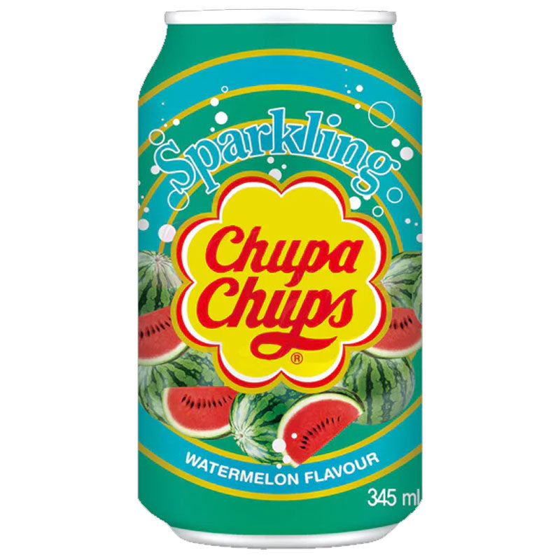 Chupa Chups Sparkling Watermelon - Bevanda frizzante gusto Anguria - 345ml