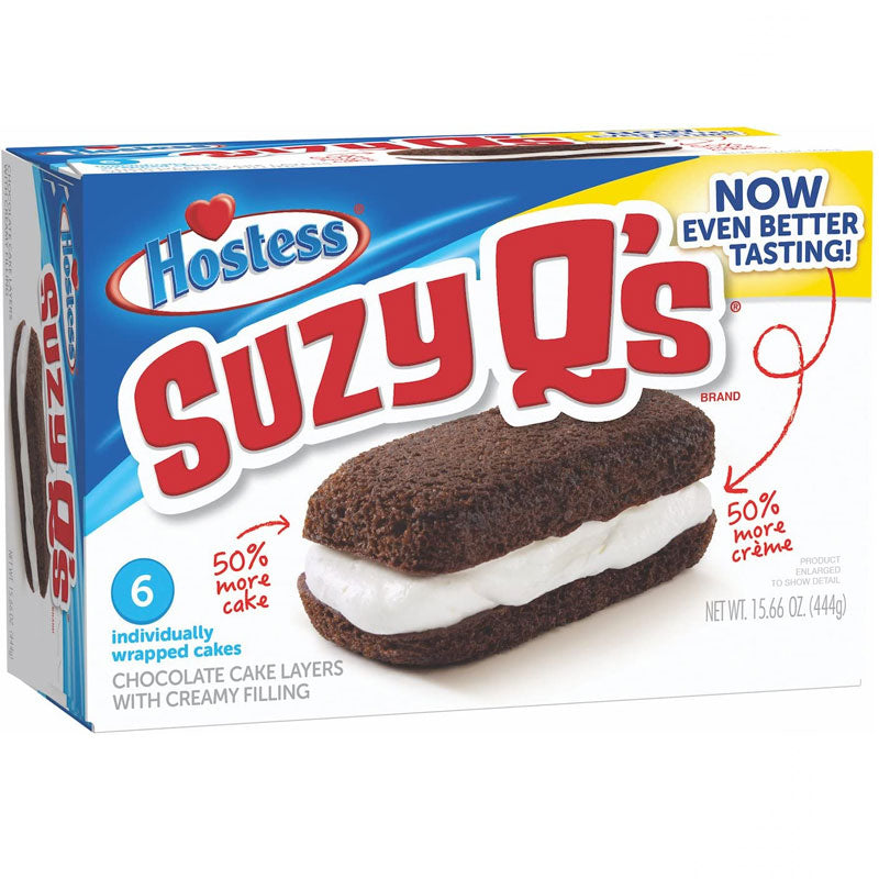 Hostess Suzy Q's - Merendine al cioccolato e crema di Marshmallow