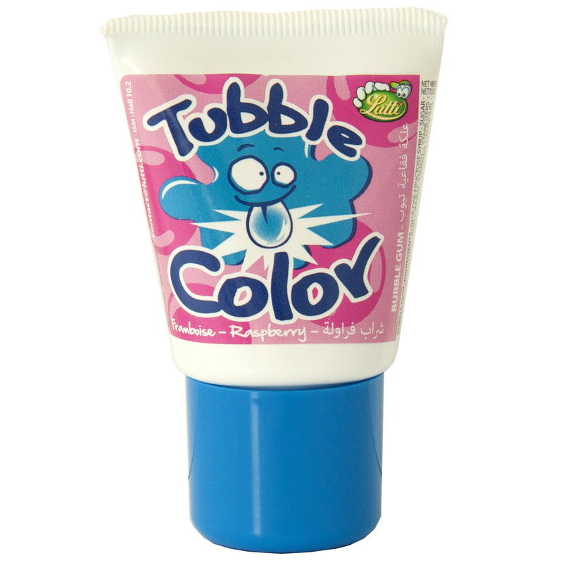 Tubble Color Gum Raspberry - Chewing Gum in tubo gusto Lampone