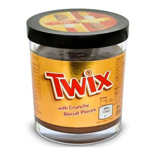 Twix Spread with Biscuit Pieces - Crema Spalmabile al Twix - 200g
