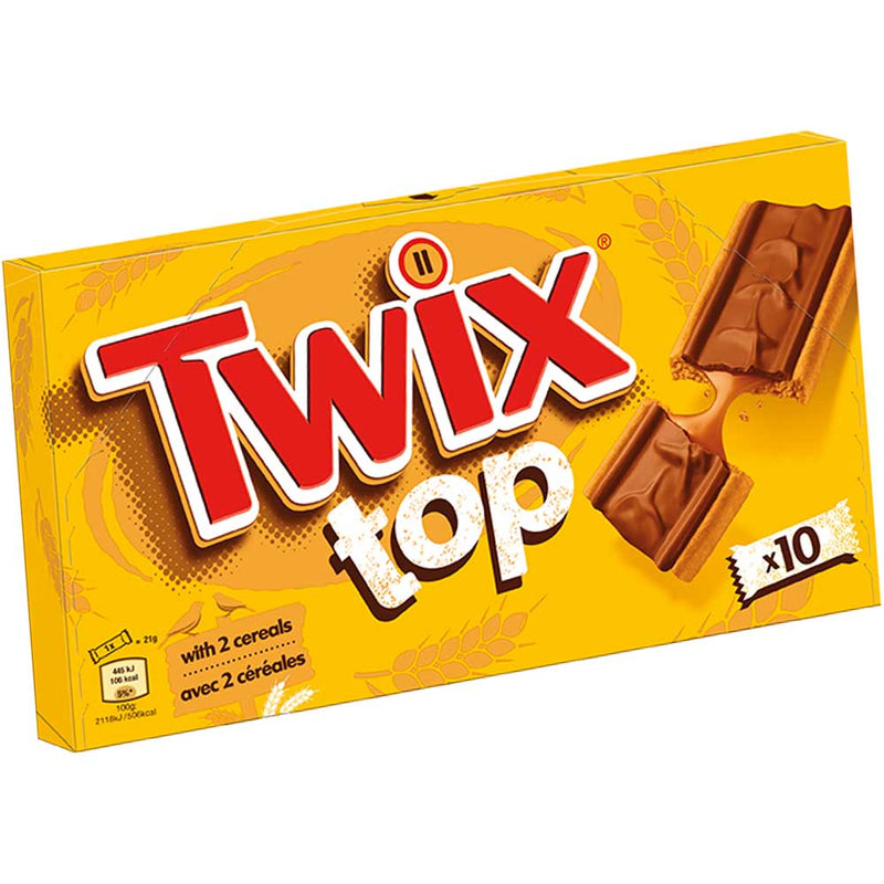 Twix Top - Barretta con Biscotti, Caramello e Cioccolata - 21g