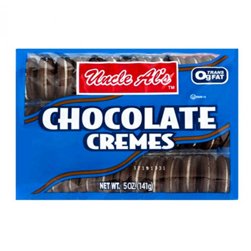Uncle Al's Chocolate Cremes - Biscotti Cioccolato e Vaniglia - Formato XL - 141g