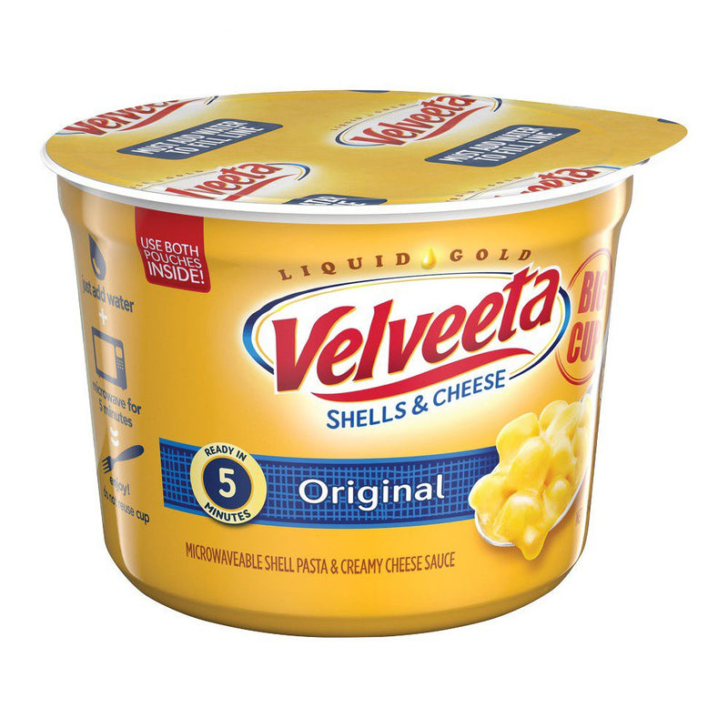 Velveeta Shells and Cheese Cups - Pasta al Formaggio Mac and Cheese - 68g