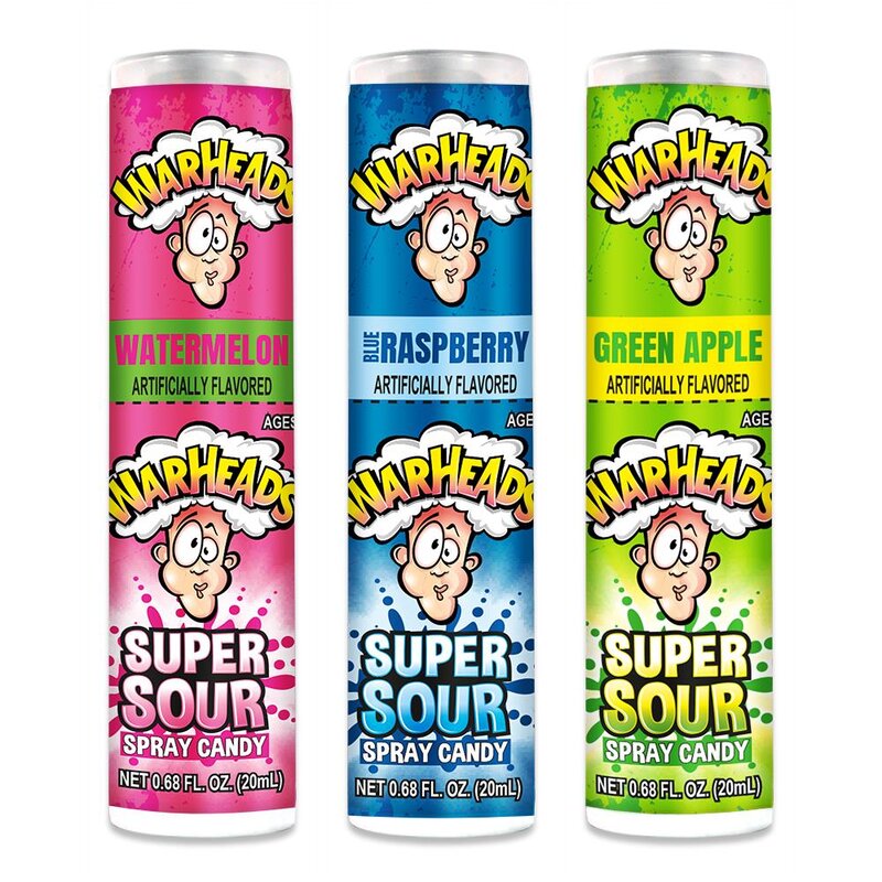 Warheads Spray Super Sour  - Caramella spray aspra - 19ml