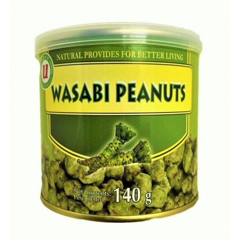 Wasabi Peanuts Can - Arachidi al gusto Wasabi - 140g
