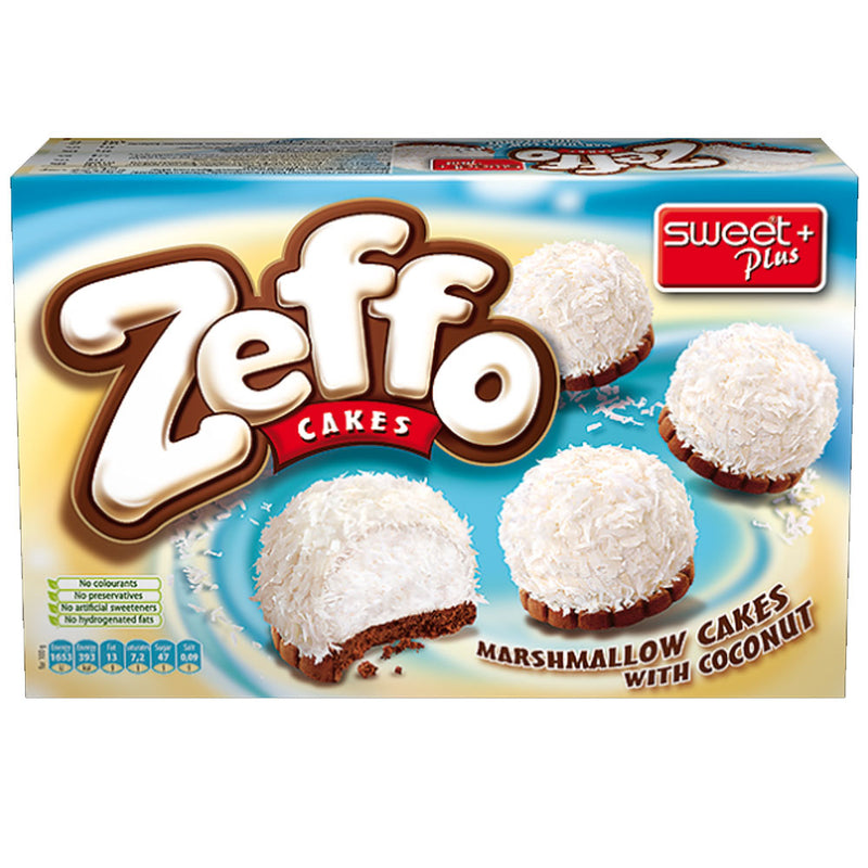 Zeffo Marshmallow Coconut Cakes - Tortine di Marshmallow con Cocco - 115g